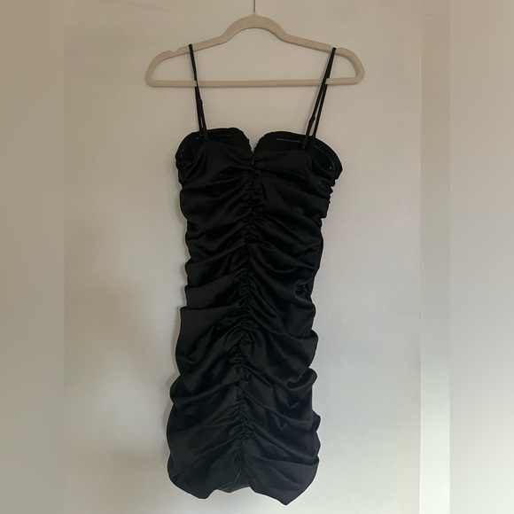 Dynamite Mini Satin Bustier Dress- Size S - Picture 9 of 14